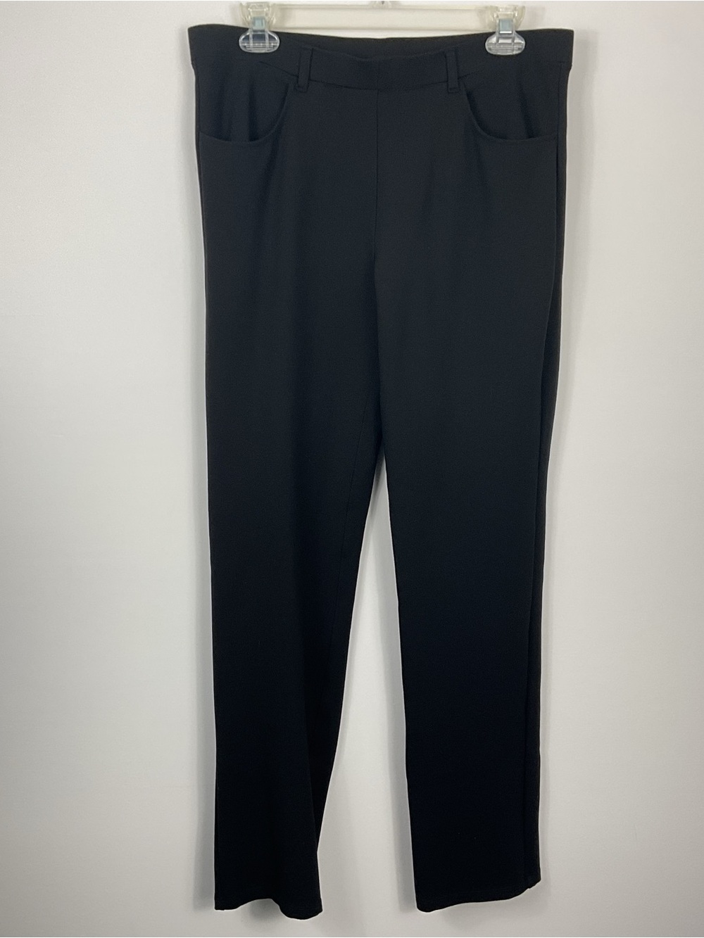 Quince Ultra Stretch Ponte Straight Leg Pants Womens Size Large
